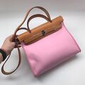 Сумка Hermèsherbag Zip женский кожа розовый 75484-2