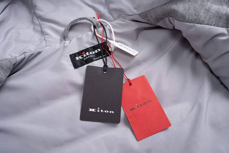 Мужской жилет Kiton мужской графитовый 135784-7
