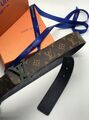 Ремень мужской Louis Vuitton двухсторонний мужской канва 63823-2