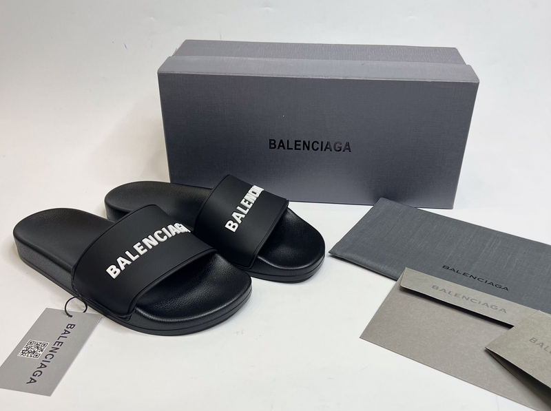 Шлепки Balenciaga женский черный 87552-2