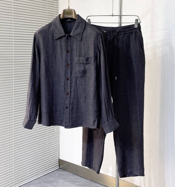 Мужской костюм Brunello Cucinelli мужской графитовый 184133