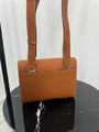 Мужская сумка мессенджер Hermès мужской кожа бежевый 196270-2