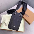 Мужская сумка мессенджер Burberry мужской кожа черный 42721-3