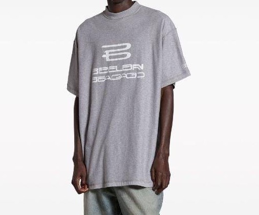 Футболка Balenciaga женский графитовый 150943