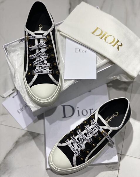 Кеды Christian Dior женский черный 24330