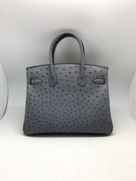 Сумка Hermès Birkin 30 женский кожа графитовый 75315-3