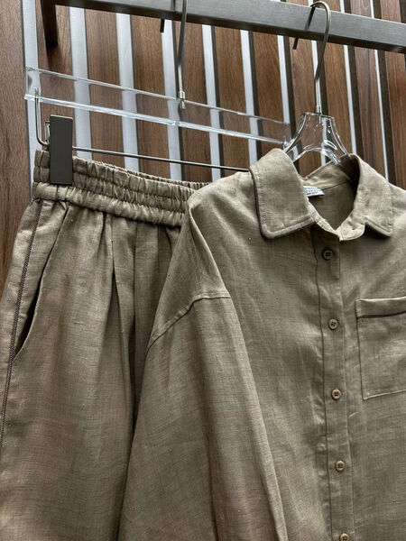 Костюм Brunello Cucinelli женский графитовый 150498-2