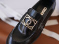 Лоферы Chanel женский кожа черный 127330-2