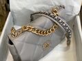 Сумка Chanel (30см) женский кожа графитовый 73580-2