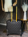 Чемодан Chanel женский кожа черный 135749-3