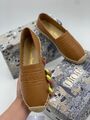 Эспадрильи Christian Dior женский кожа бежевый 91358-2
