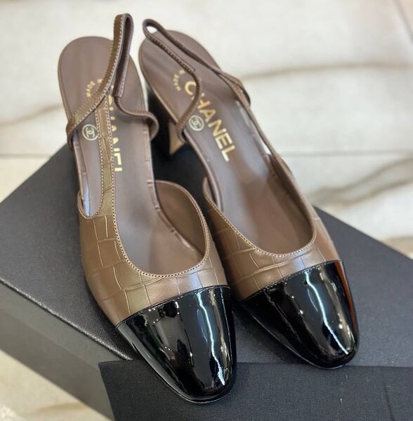 Туфли Chanel женский кожа 124636