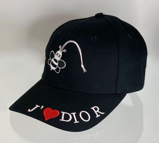 Кепка Christian Dior женский текстиль черный 109455