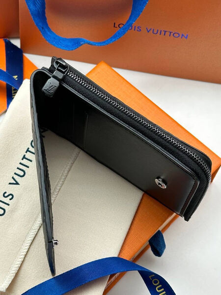 Картхолдер Louis Vuitton мужской кожа черный 108251-6