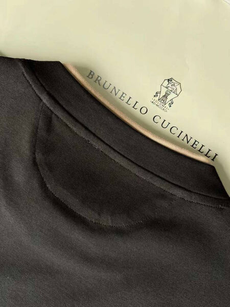Мужская футболка Brunello Cucinelli мужской черный 178067-8