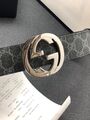 Мужской ремень Gucci мужской канва графитовый 52293-3