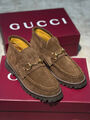 Ботинки Gucci женский замша 136761-10
