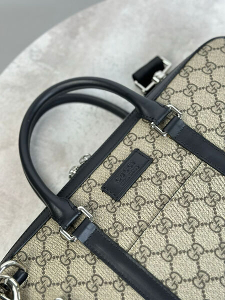 Мужской портфель Gucci мужской бежевый 52071-5