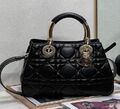 Сумка Christian Dior Lady женский кожа черный 102710-1