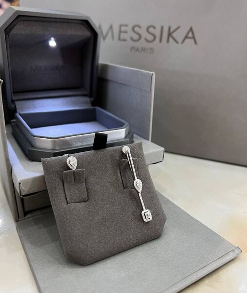 Серьги Messika графитовый 176067-3