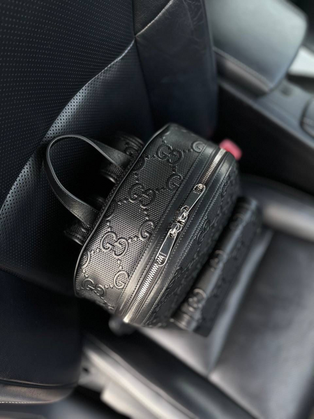 Рюкзак Gucci мужской кожа черный 65097-2