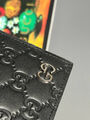 Мужской портмоне Gucci мужской кожа черный 154015-7