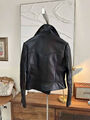 Куртка Saint Laurent женский кожа черный 196526-2