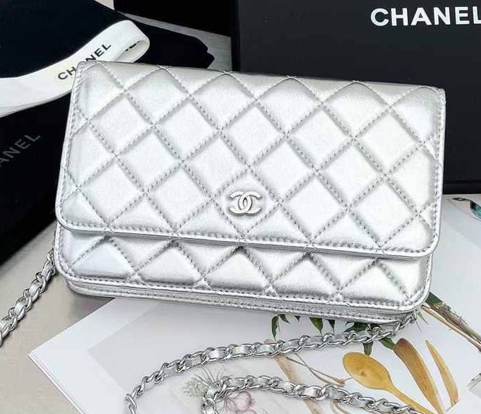 Сумка Chanel женский кожа белый 170454
