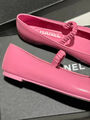 Балетки Chanel женский кожа розовый 139286-2