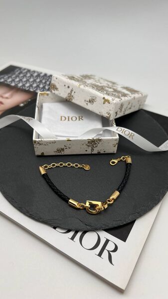 Браслет Dior черный,белый 175921