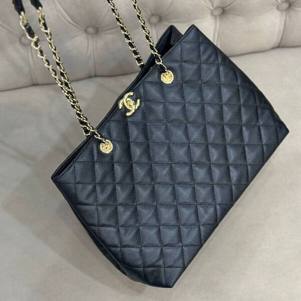 Сумка Chanel женский кожа черный 128889-3