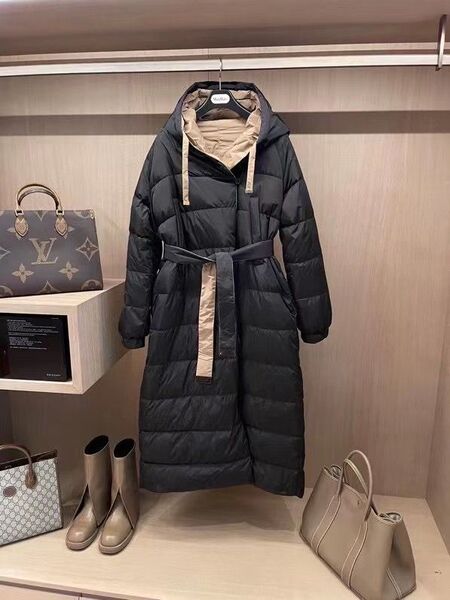 Пуховик двусторонний Max Mara женский бежевый 63436-2