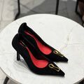 Туфли Schiaparelli женский замша черный 172644-3