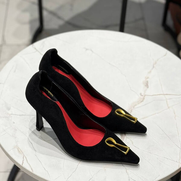 Туфли Schiaparelli женский замша черный 172644-3