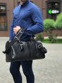 Дорожная сумка Bottega Veneta мужской кожа черный 19105-6