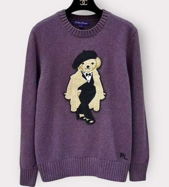 Свитер Ralph Lauren женский вязаная ткань фиолетовый 168415