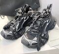 Кроссовки Balenciaga женский кожа черный 104458-1