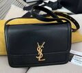 Сумка Saint Laurent Solferino женский кожа черный 131152-1