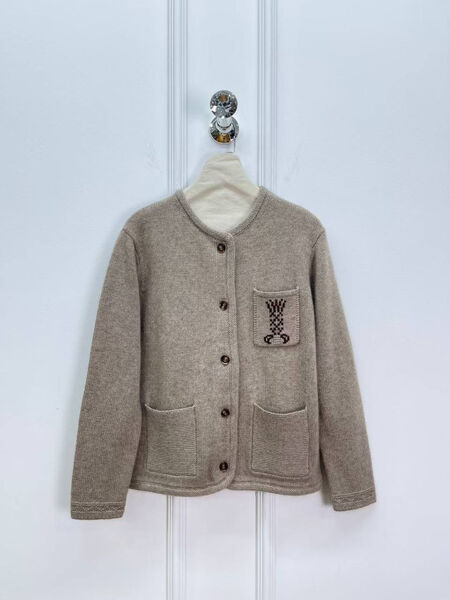 Кардиган Brunello Cucinelli женский бежевый 199351-2