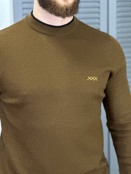 Мужской свитер Zegna мужской болотный 125373-2