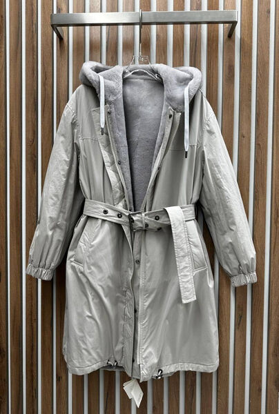 Пальто Brunello Cucinelli женский графитовый 129753-5