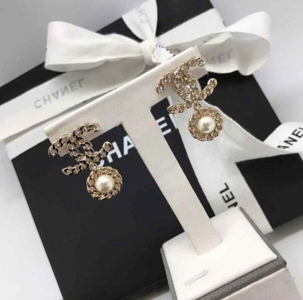 Серьги Chanel бронзовый 70550-2