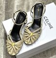 Босоножки Celine женский кожа бежевый 113772-1