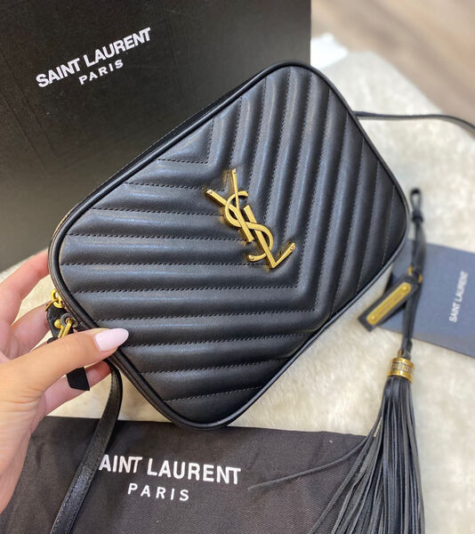 Сумка Saint Laurent женский кожа черный 97076-4
