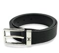 Мужской ремень Louis Vuitton мужской кожа черный 149950-1