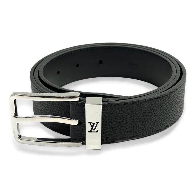 Мужской ремень Louis Vuitton мужской кожа черный 149950