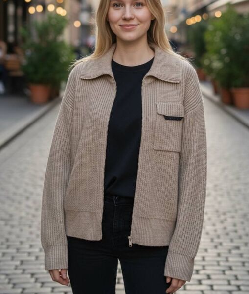 Кардиган Brunello Cucinelli женский вязаная ткань графитовый 200895