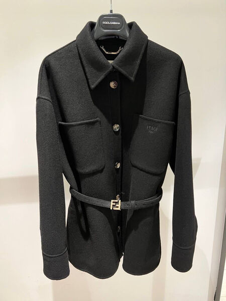 Пальто Fendi женский черный 125740-2