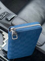 Мужской картхолдер Louis Vuitton мужской кожа синий 108697-4