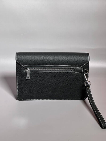 Мужской клатч Hermès мужской кожа черный 150132-4